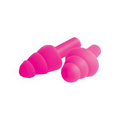 ERB-04 Reusable Uncorded Triple Flanged Earplugs - Pink